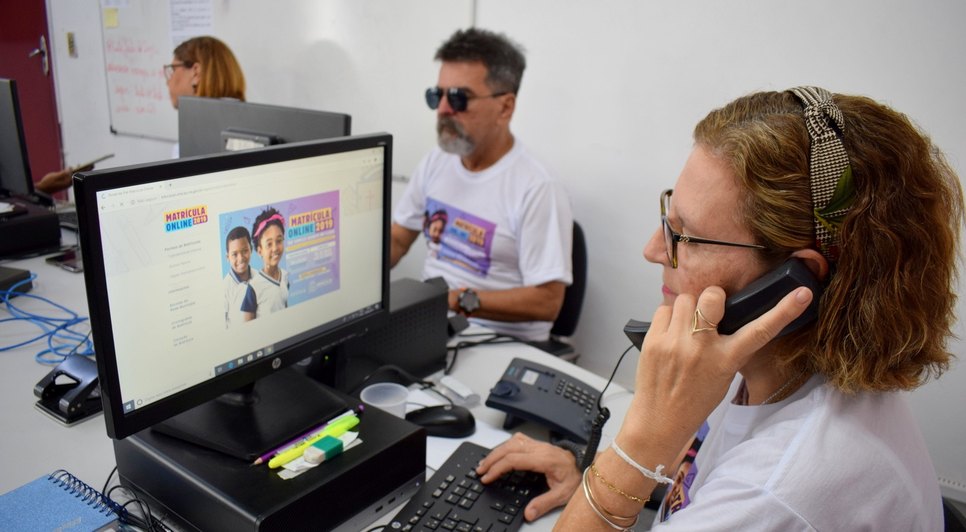 Matrícula online / Foto: Foto: Walter Martins/Semed