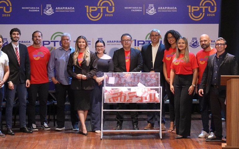 IPTU 2025: Sorteio contempla arapiraquenses com R$165 mil em prêmios