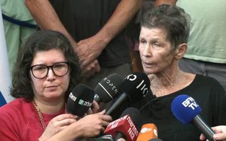 Idosa liberada pelo Hamas diz ter sido espancada durante sequestro, mas bem tratada em cativeiro na Faixa de Gaza