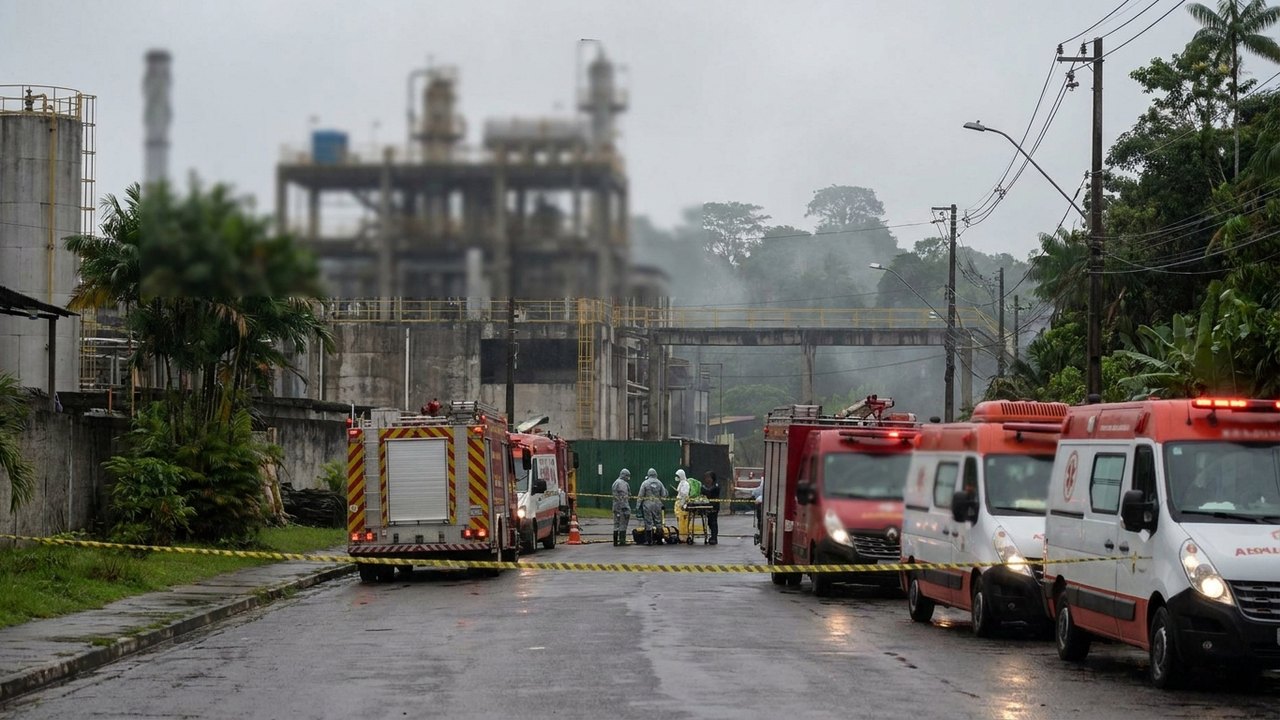 Vazamento de gás tóxico em Manaus leva 512 pessoas a hospitais; uma está internada