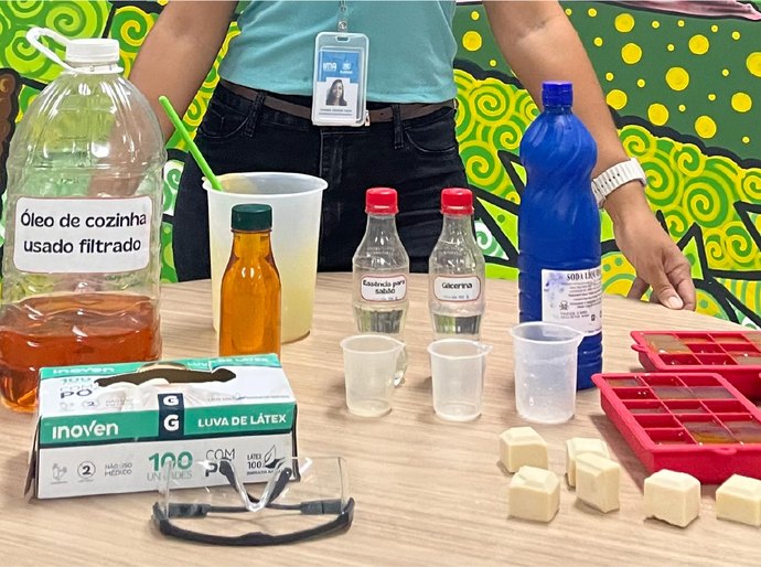 Projeto Sabão Ecológico do IMA une preservação e reaproveitamento de resíduos