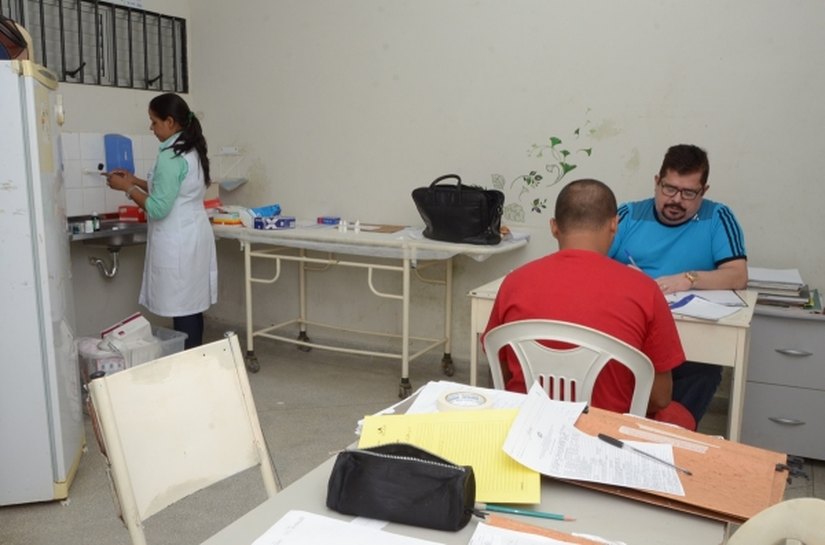 Ação preventiva dissemina saúde na Casa de Custódia da Capital