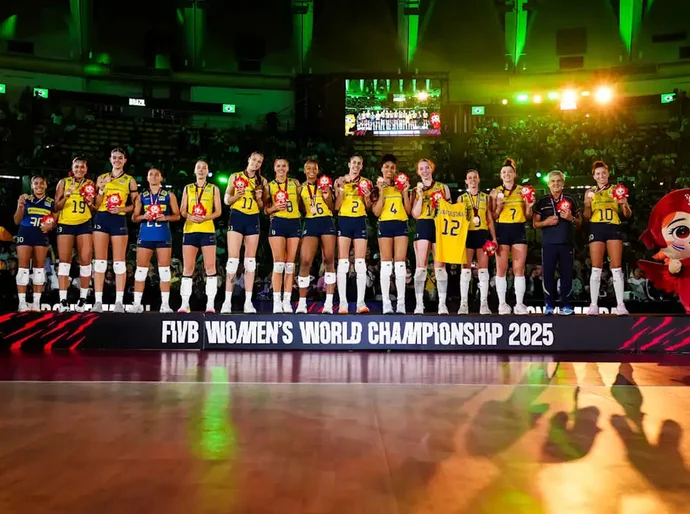 Brasil garante bronze no Campeonato Mundial de vôlei feminino