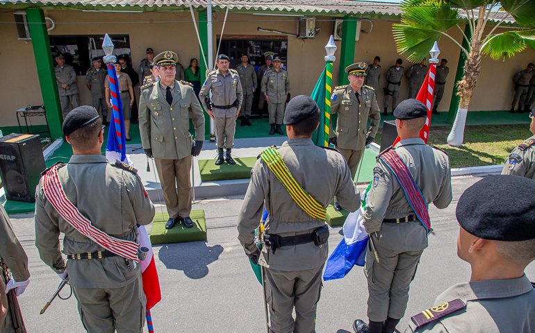 Polícia Militar realiza solenidade de passagem de comando do Centro de Formação de Praças