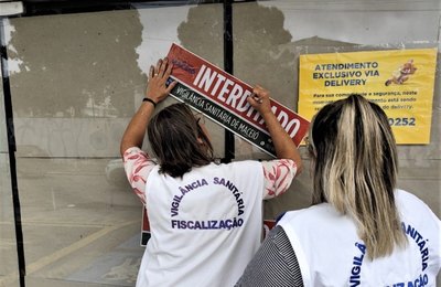Vigilância Sanitária interdita farmácia na Gruta de Lourdes