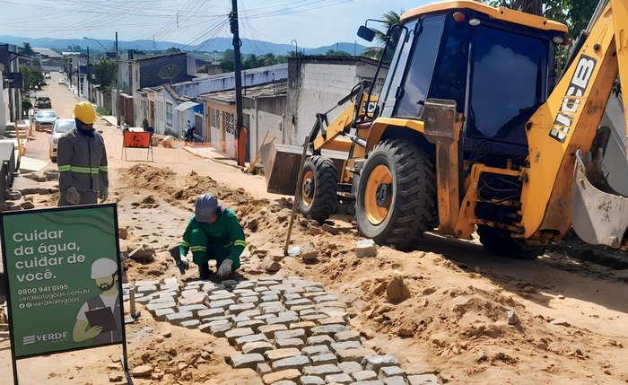 Obras de ampliação do abastecimento no município