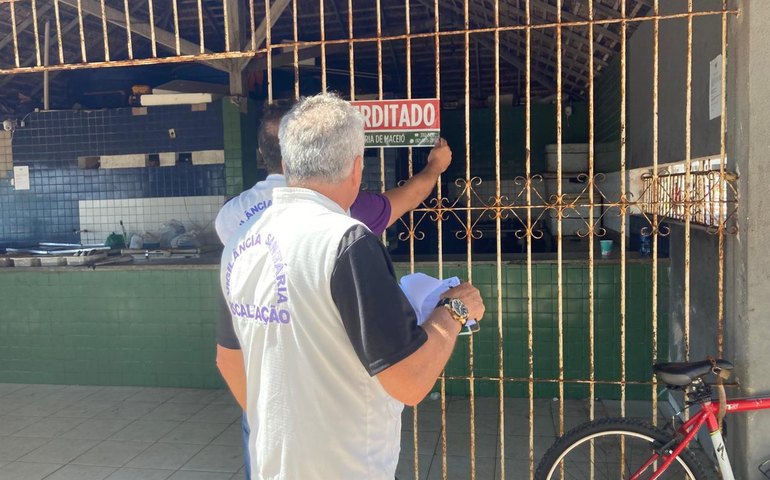 Vigilância Sanitária interdita Balança de Peixe na Ponta Verde