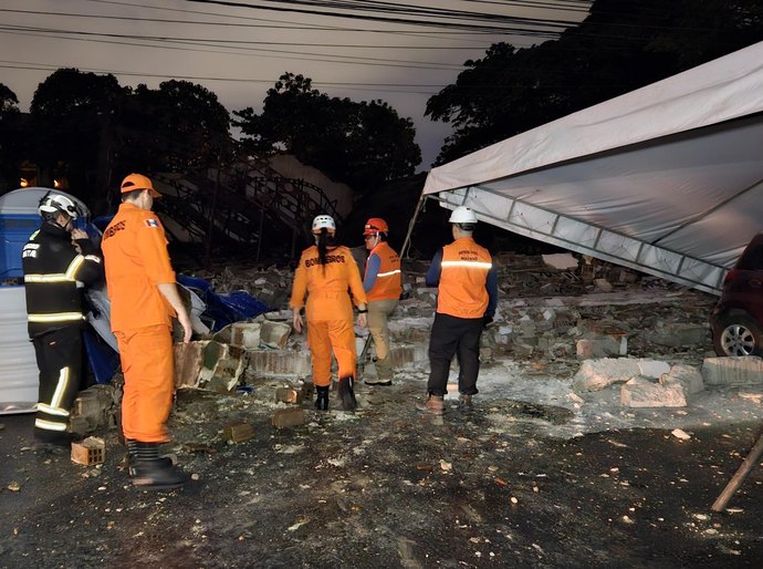 Corpo de Bombeiros resgata sete vítimas em fim de semana marcado por desabamentos em Maceió