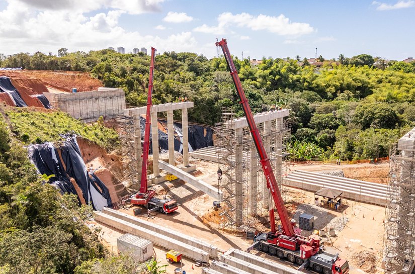 Construção da Linha Verde avança para conclusão da obra em 2026