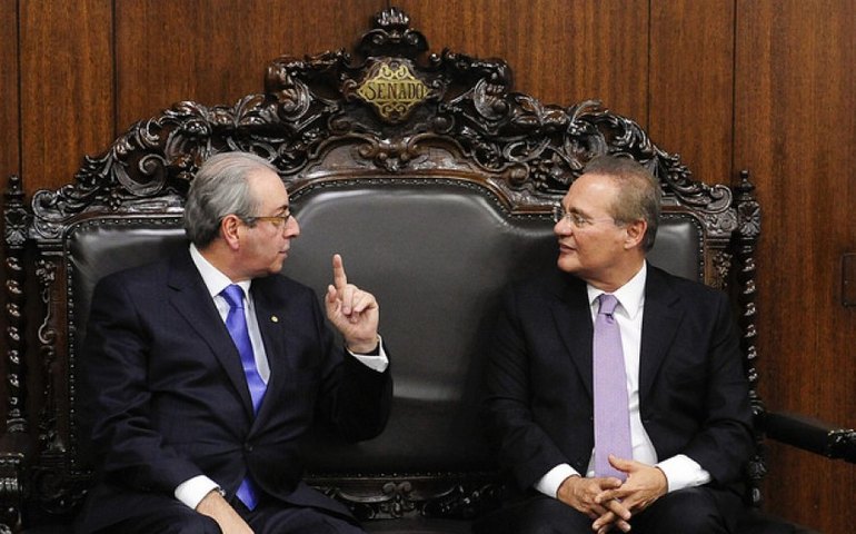 Renan diz que Cunha manda no governo de dentro da prisão