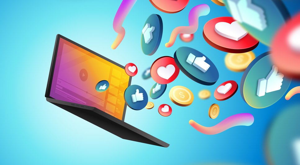 3107569 / Foto: <a href="https://br.freepik.com/vetores-gratis/fundo-de-icones-de-midia-social-3d_6144803.htm#query=marketing%20digital&position=10&from_view=search">Imagem de pikisuperstar</a> no Freepik