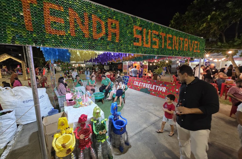 Alurb encerra participação no Festival Sabores de Alagoas com mais de 200 quilos de recicláveis coletados