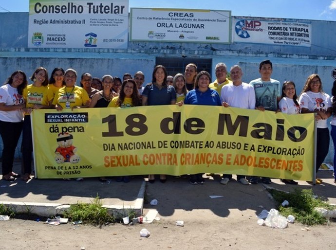 Caminhada alerta para denúncia de casos de exploração sexual