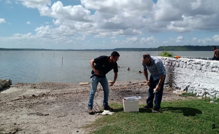 Equipe do IMA na Lagoa Mundaú