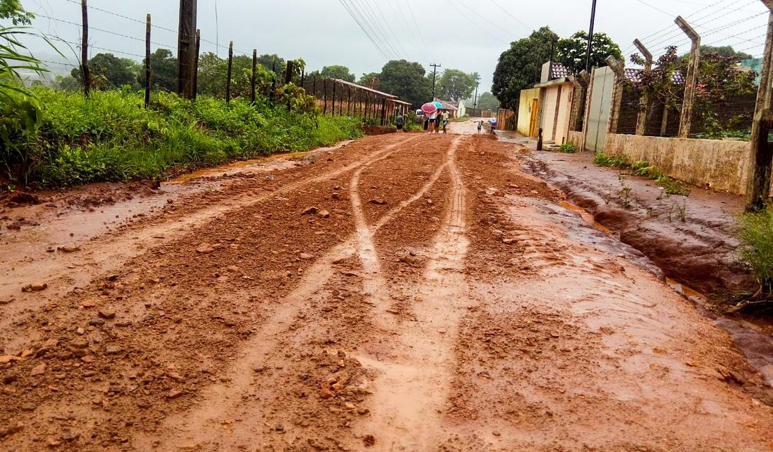 Estradas vicinais de Arapiraca em péssimas condições de trafego