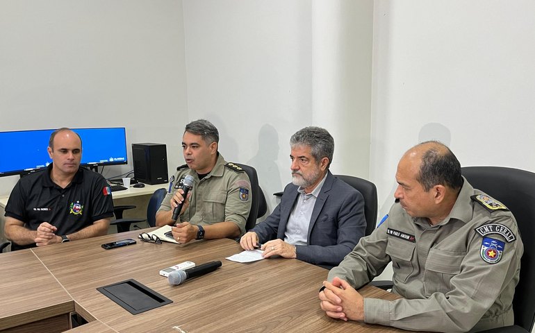 Polícia concede entrevista sobre a prisão de autores de atentado ocorrido em Porto Calvo
