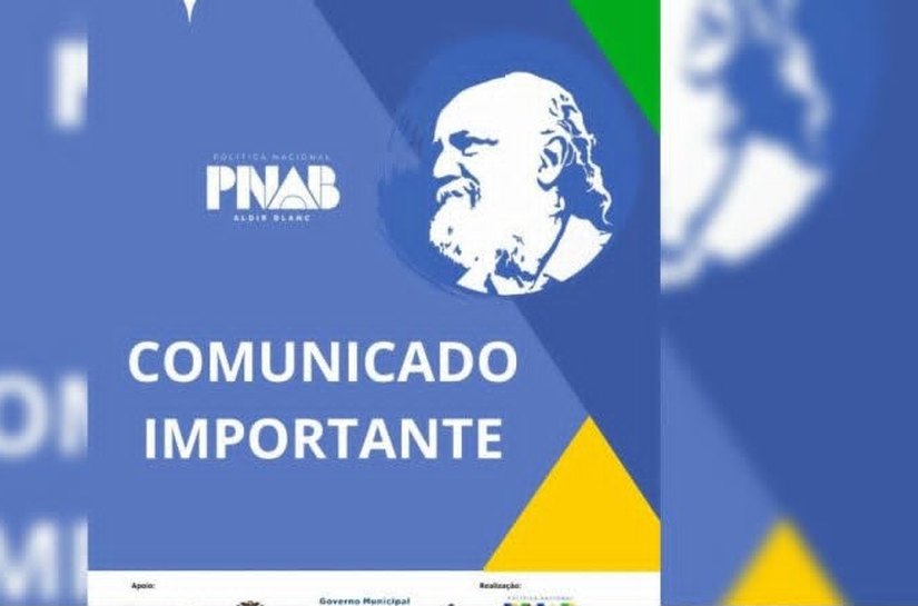 Cultura informa pagamento de contemplados do edital PNAB 04/2026