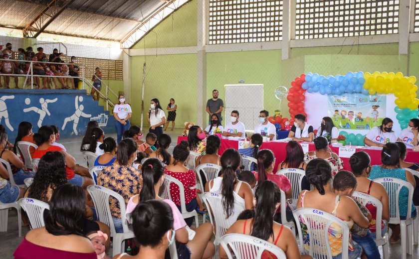 São José da Laje entrega 354 cartões do Cria, cerca de 650 mamães já foram contempladas no município