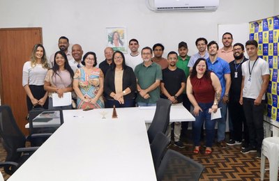Secretarias municipais de Palmeira participam de reunião com representantes do IBGE