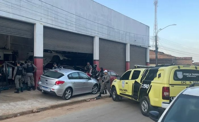 Material apreendido foi encaminhado para a Central de Polícia