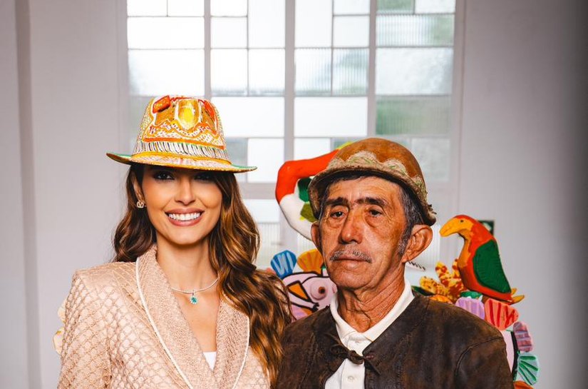 Marina Candia conhece Mestre Jasson e celebra legado da arte popular alagoana