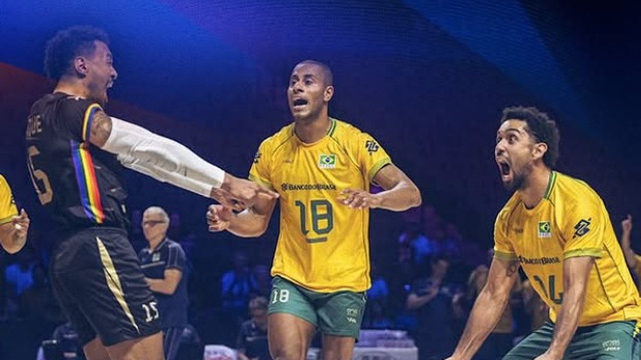 Brasil bate França e estreia com vitória na Liga Nacional Masculina de Vôlei