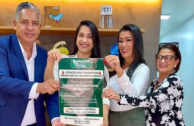 Prefeitura de Limoeiro de Anadia firma convênio com a Unimed e garante mais saúde e bem-estar aos servidores