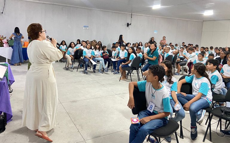 Lagoa da Canoa realiza Aulão Saeb 2023 para 280 estudantes da rede municipal