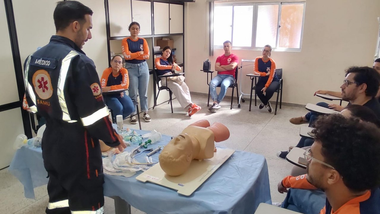 Samu realiza Curso de Atendimento Pré-Hospitalar para acadêmicos de Medicina e residentes