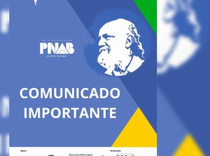 Cultura informa pagamento de contemplados do edital PNAB 04/2026