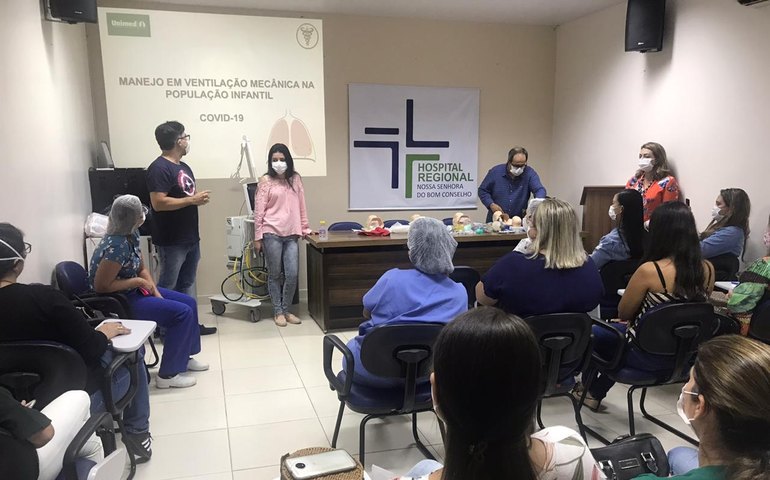 Profissionais de hospital em Arapiraca são treinados para atendimento a casos de coronavírus em Crianças