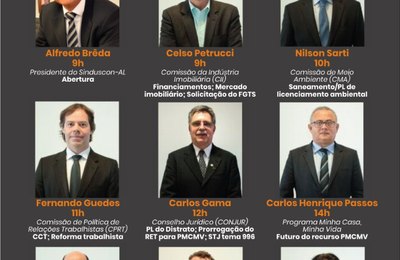 Entidade nacional da construção, CBIC faz reunião no Sinduscon/AL nesta sexta-feira