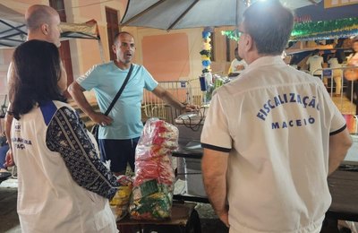 Vigilância Sanitária realiza fiscalizações durante o São João Raiz 2026
