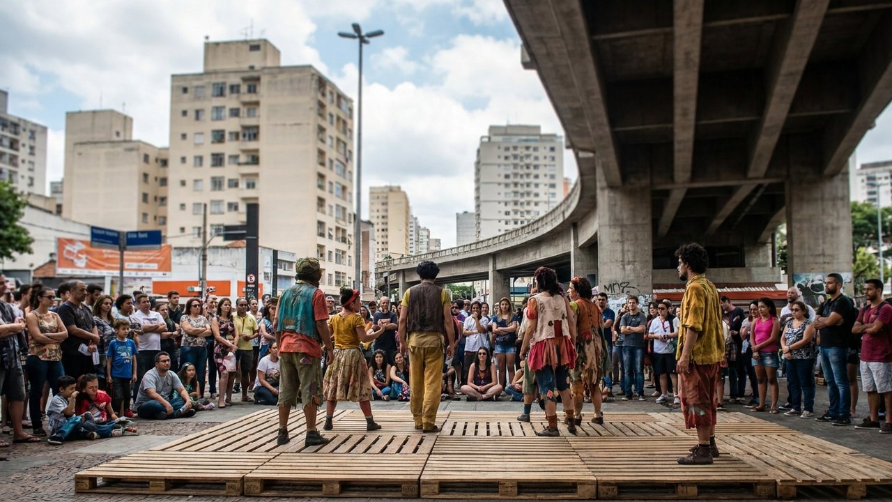 Prédio da Prefeitura vira palco vertical em festival gratuito que ocupa espaços inusitados