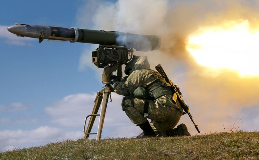 Rostec: sistema antitanque Kornet ganha novas munições, ampliando sua capacidade de combate