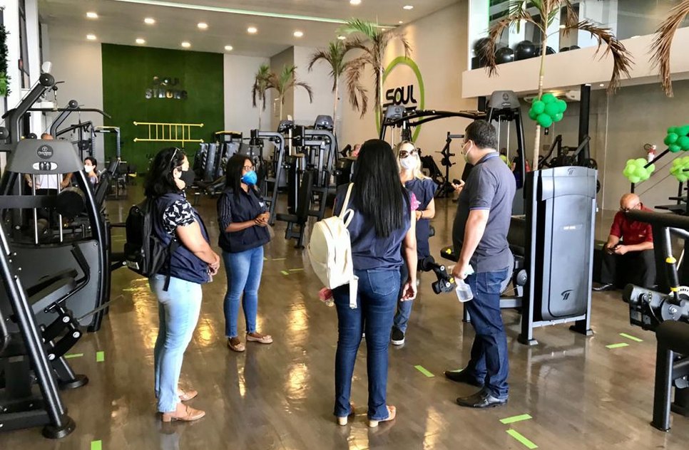 ACADEMIA FISCALIZAÇÃO / Foto: Ascom/SMS