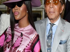 Naomi Campbell e Valentino Garavani