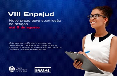VIII Enpejud: novo prazo para submissão de artigos científicos é até 9 de agosto