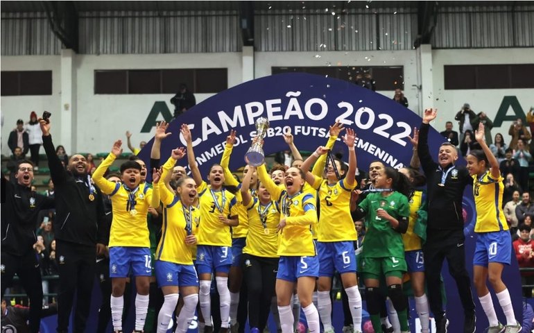 Brasil sagra-se campeão invicto da CONMEBOL Sub20 Futsal Feminina 2022