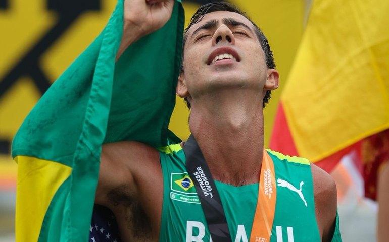 Caio Bonfim, prata na marcha atlética, quer valorização da modalidade