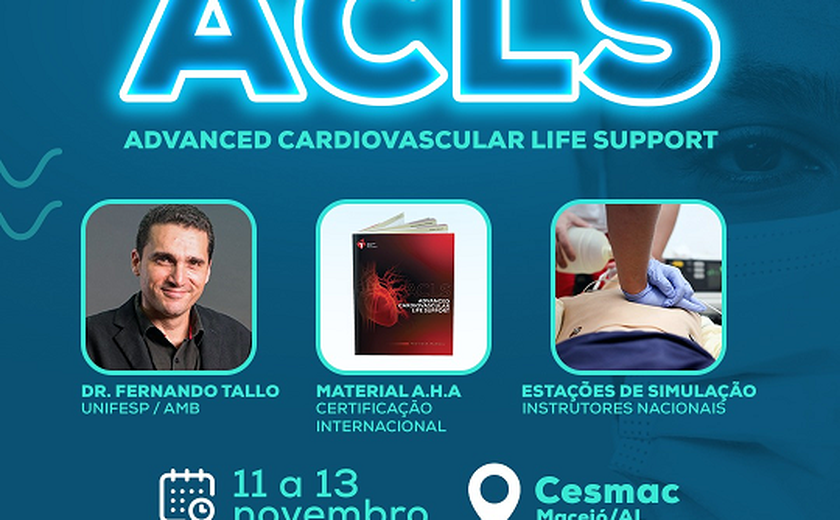 Cesmac recebe curso de Urgência e Emergência Cardiológica com Dr. Fernando Sabia Tallo