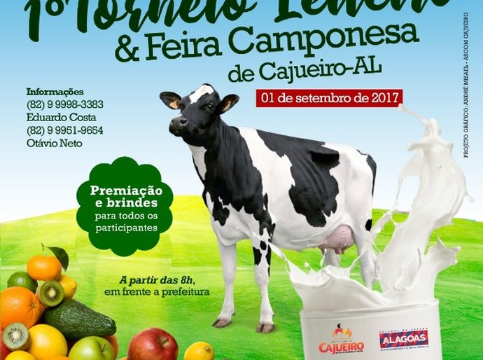 Prefeitura realiza I Torneio Leiteiro e Feira Camponesa de Cajueiro