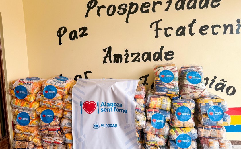 Alagoas Sem Fome beneficia crianças e adolescentes com doação de alimentos em Arapiraca