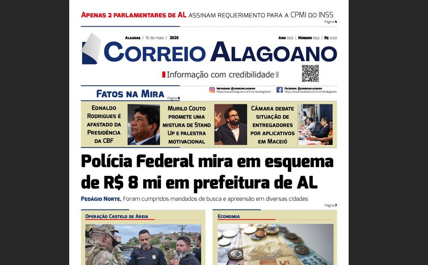 Polícia Federal mira em esquema de R$ 8 mi em prefeitura de AL