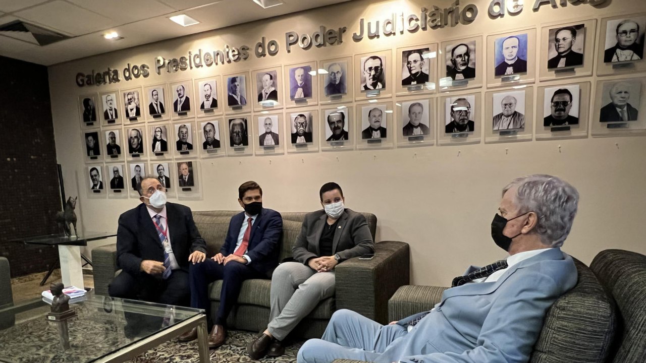 Em reunião, PGE e TJ tratam sobre registro do imóvel doado pelo Governo do Estado
