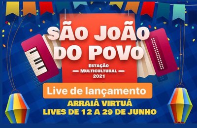 Prefeitura divulgará lista dos artistas que participarão do Arraiá Virtuá nesta quarta