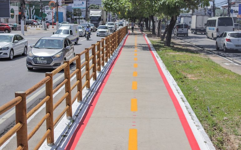 Ciclovia transforma mobilidade e reduz tempo de deslocamento em Maceió