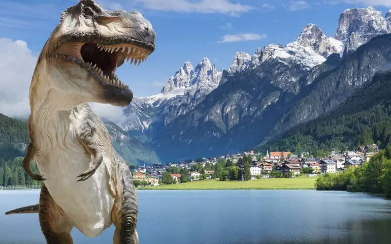 Dinossauros de espécies diversas caminhavam juntos, diz estudo