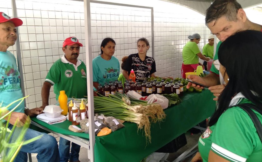 Feira Sustentável leva alimento seguro à mesa do maceioense