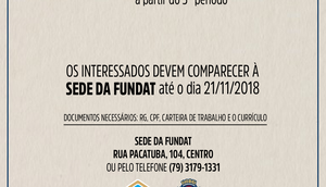 Fundat oportunidade de emprego / Foto: Fundat